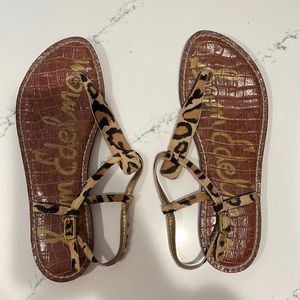Sam Edelman Gigi Sandals - Leopard - Size 7